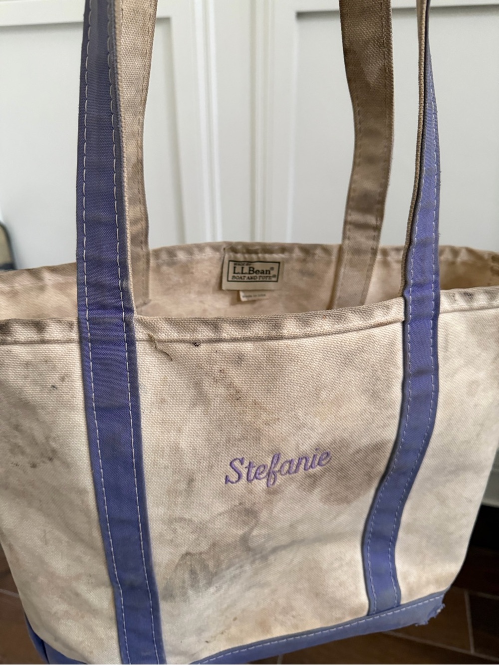 L.L. Bean boat and tote vintage 80-90s